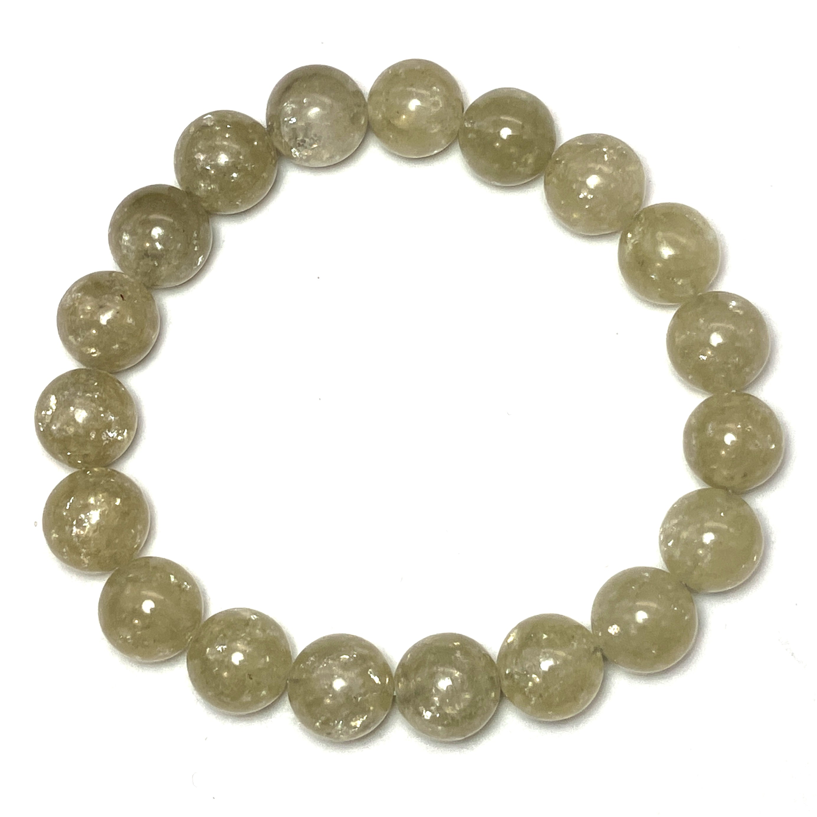 【決算】イエローマイカブレス　34g/10mm　No,4755