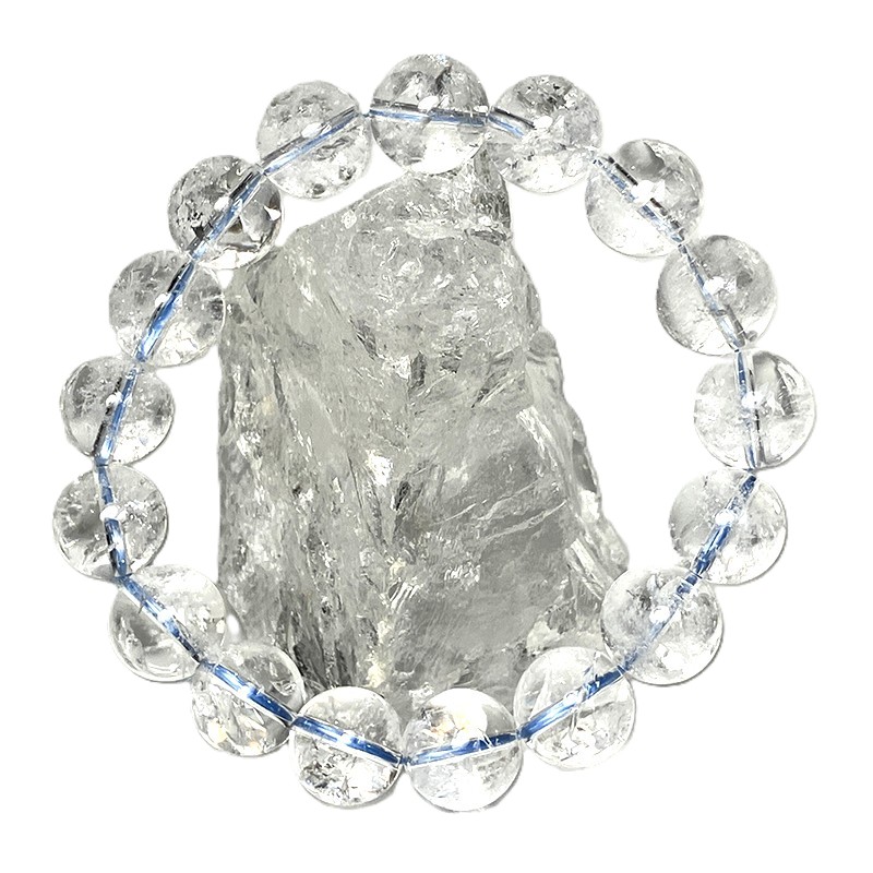 【決算】レインボー水晶ブレス 10mm　No,3000