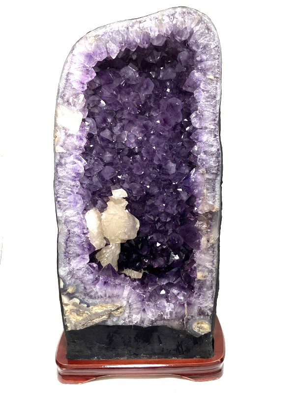 【決算】アメジストカペーラ台付　約28.4kg　No,2744