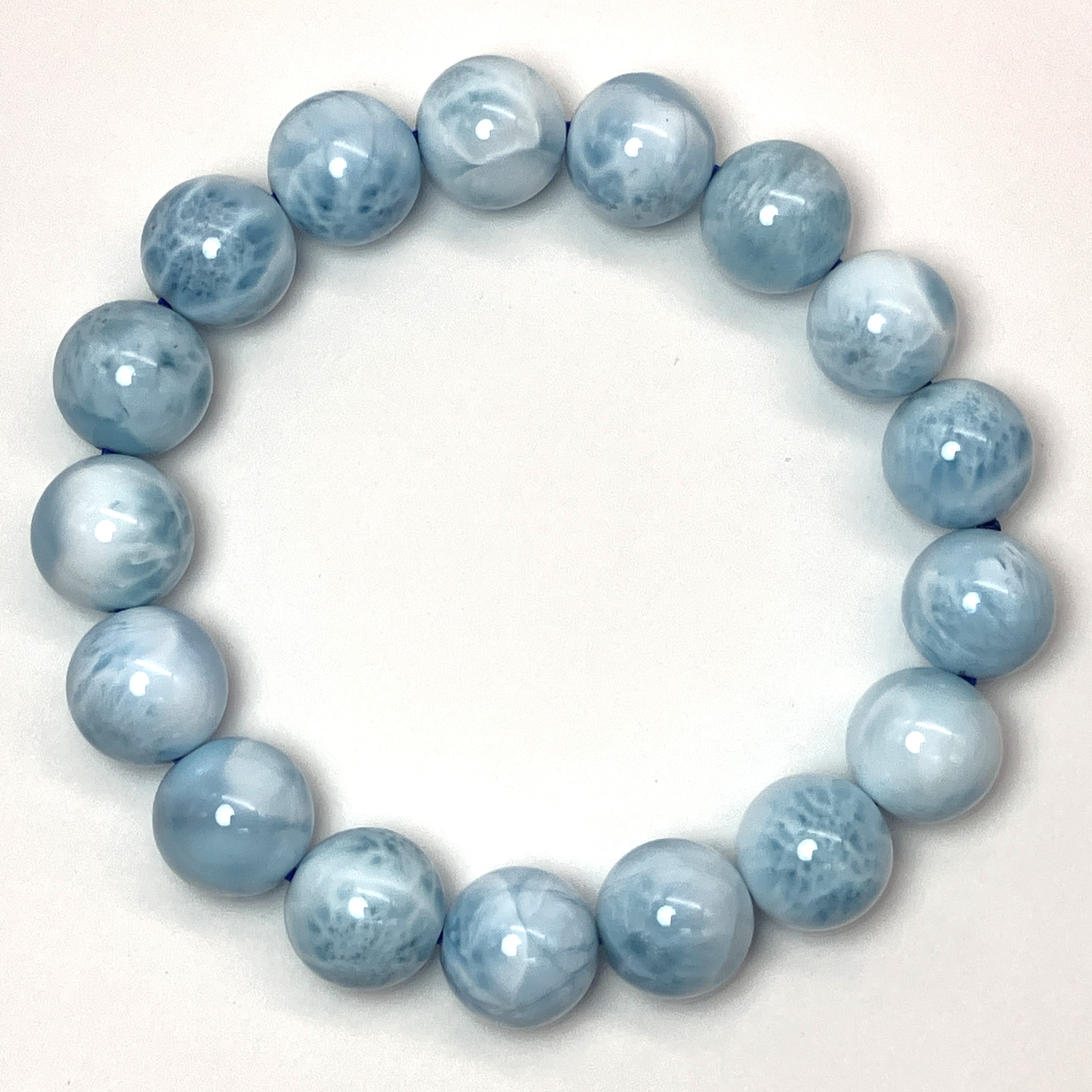 ラリマーブレス　A　38g/12mm　No,4899