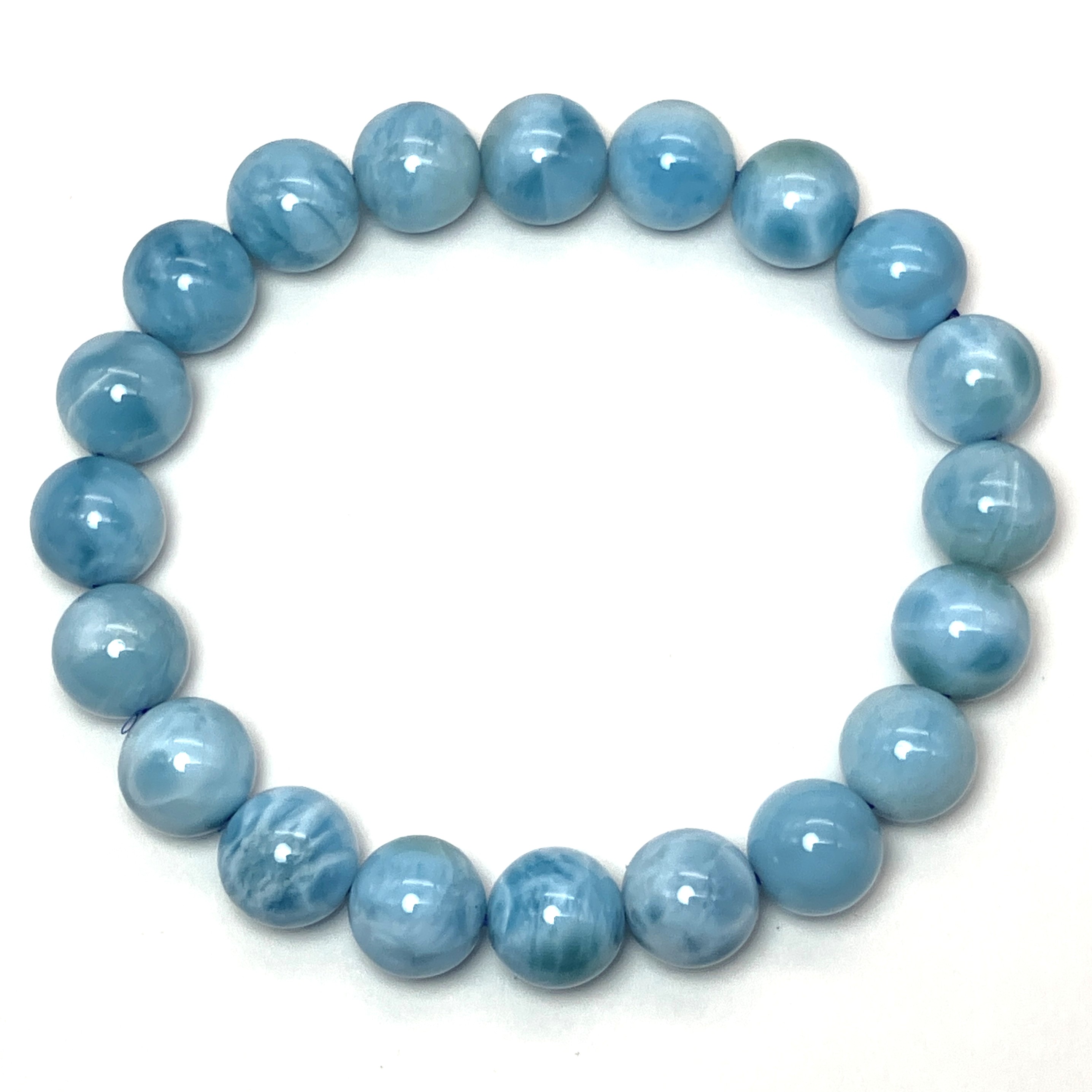 ラリマーブレス　A　29.5g/10mm　No,4901