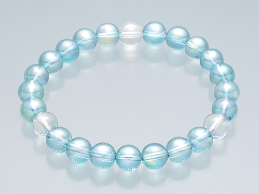 カラーブレスレット　アクアオーラ